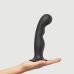 Насадка для страпона силиконовая черного цвета Strap On Me Dildo Plug P&G размер XL