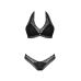 Інтимний комплект жіночої білизни чорний Obsessive, розмір XS/S