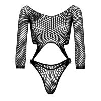 Открытое женское боди Leg Avenue Top черное
