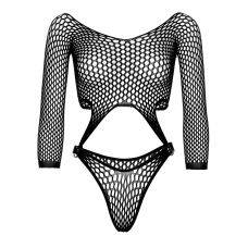 Відкрите жіноче боді Leg Avenue Top чорне