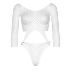 Відкритий еротичний боді Leg Avenue Top білий