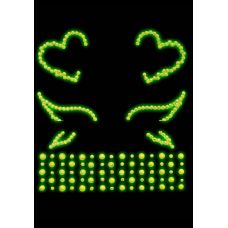 Фосфорные стикеры для лица Leg Avenue Ayla