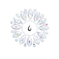 Украшение стразы для тела Leg Avenue Fluer