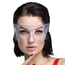 Эротическая маска из ПВХ прозрачная Feral Feelings