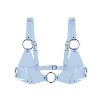 Откровенный лиф из ПВХ прозрачного цвета Feral Feelings