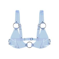 Відвертий ліф із ПВХ прозорого кольору Feral Feelings