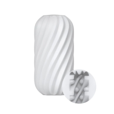 Мастурбатор для пеніса з рельєфом білий Otouch Whirlpool