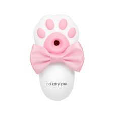 Вакуумний кліторальний стимулятор з вібрацією білий Otouch Cici Kity Plus