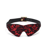 Сексуальная маска на глаза с кружевом красно-черная Liebe Seele Victorian Garden