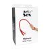 Батіг для БДСМ ігор з еко шкіри червоного кольору Art of Sex Mistress Батіг для БДСМ ігор з еко шкіри червоного кольору Art of Sex Mistress