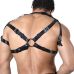 Чоловіча портупея із натуральної шкіри чорного кольору Art of Sex Ares розмір XS M Чоловіча портупея із натуральної шкіри чорного кольору Art of Sex Ares розмір XS M