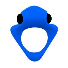 Вібруюче ерекційне кільце на член блакитного кольору Wooomy Tribe