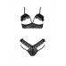 Невероятный комплект белья с открытым бра черный DOLLY SET Passion, размер L/XL Невероятный комплект белья с открытым бра черный DOLLY SET Passion, размер L/XL