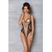 Откровенное эротическое боди бежево-черного цвета MARINA BODY Passion, размер L/XL Откровенное эротическое боди бежево-черного цвета MARINA BODY Passion, размер L/XL