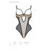 Откровенное эротическое боди бежево-черного цвета MARINA BODY Passion, размер L/XL Откровенное эротическое боди бежево-черного цвета MARINA BODY Passion, размер L/XL