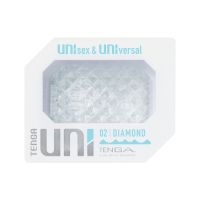 Мастурбатор унисекс компактный прозрачный Tenga UNI