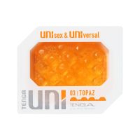 Мастурбатор унісекс компактний помаранчевий Tenga UNI