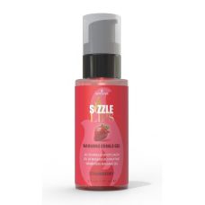 Согревающий массажный гель съедобный со вкусом клубники Sensuva Sizzle Lips 59 мл