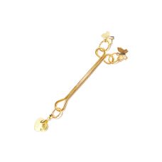 Зажим для клитора золотистого цвета Art of Sex Butterfly