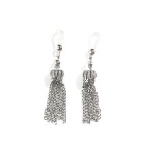 Прикраси для сосків зі стразами сріблясті Art of Sex