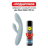 Вибратор вагинальный с отростком для клитора зеленого цвета Svakom Chika