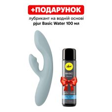 Вибратор вагинальный с отростком для клитора зеленого цвета Svakom Chika