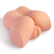Мастурбатор полуторс анус і вагін з вібрацією тілесного кольору Real Body Tess