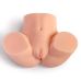 Мастурбатор полуторс анус і вагін з вібрацією тілесного кольору Real Body Briana