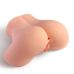 Мастурбатор полуторс анус і вагін з вібрацією тілесного кольору Real Body Briana