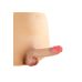 Страпон реалистичный полый  мужской с трусами телесного цвета Real Body hollow and realistic размеры S/M