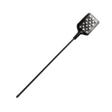 Стек БДСМ с металлическими винтами из искусственной кожи черного цвета Art of Sex