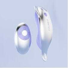 Вибротрусики для стимуляции клитора с пультом управления фиолетового цвета KISTOY Viosecret