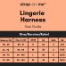 Трусики для страпона с подтяжками для чулок и кружевными вставками черного цвета Strap on me размер XL