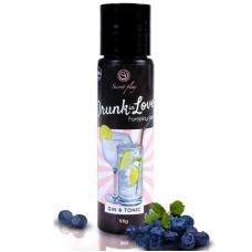 Оральный лубрикант на водно силиконовой основе со вкусом джина и тоника Secret Play Drunk in Love 60 мл