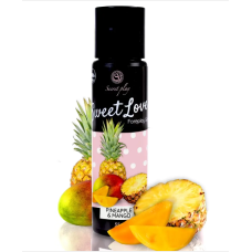 Оральный лубрикант на кремообразной основе со вкусом манго и ананаса Secret Play Sweet Love Mango & Pineapple Gel 60 мл