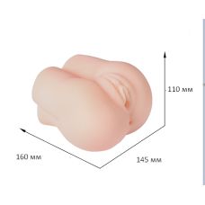 Реалистичный мастурбатор вагина и анус с отсосом XISE