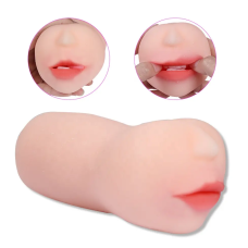 Мастурбатор ротик для члена без вибрации телесного цвета XISE Cute nose 