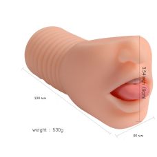 Реалистичный мастурбатор ротик XISE SQ-MA60031