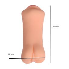 Двосторонній мастурбатор Вагіна і ротик XISE SQ-MA60034