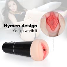 Мастурбатор-вагина с всасыванием и вибрацией Hedy