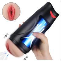 Реалистичный мастурбатор с режимом вибрации и всасыванием телесного цвета XISE Renee