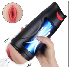 Реалистичный мастурбатор с режимом вибрации и всасыванием телесного цвета XISE Renee