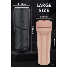 Мастурбатор в колбе вагина телесного цвета Xise Quella