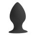 Анальний корок чорного кольору XISE Anal plugs розмір M