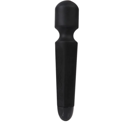 Вибромассажер Ванд универсальный в виде микрофона черного цвета Xise AV vibrating wand