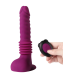 Вибратор на присоске силиконовый фиолетового цвета с пультом ДУ Xise Isaiah thrusting dildo Вибратор на присоске силиконовый фиолетового цвета с пультом ДУ Xise Isaiah thrusting dildo