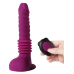 Вибратор на присоске силиконовый фиолетового цвета с пультом ДУ Xise Isaiah thrusting dildo Вибратор на присоске силиконовый фиолетового цвета с пультом ДУ Xise Isaiah thrusting dildo