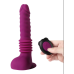 Вибратор на присоске силиконовый фиолетового цвета с пультом ДУ Xise Isaiah thrusting dildo Вибратор на присоске силиконовый фиолетового цвета с пультом ДУ Xise Isaiah thrusting dildo