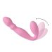 Вібратор для подвійної стимуляції рожевого кольору Baron Love Rider