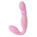 Вібратор для подвійної стимуляції рожевого кольору Baron Love Rider